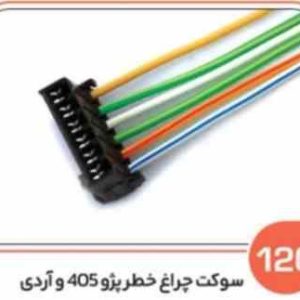 120 سوکت چراغ خطر پژو 405 پارس و روآ ( درجه دو ) چینی ( سوکت عباسی )