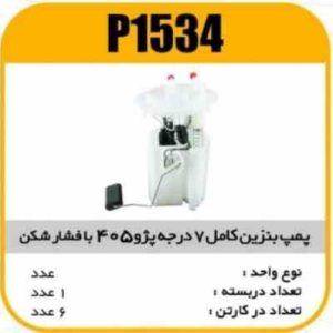 پمپ بنزین کامل هفت درجه کله کوچک با فشار شکن 405 پاسیکو p1534 ک9 (316)