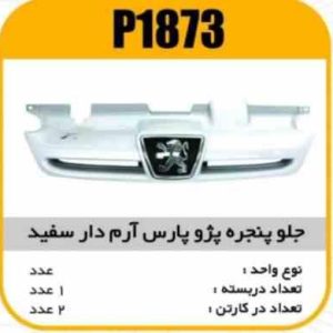 جلو پنجره ABS پژو پارس با ارم دارسفیدپاسیکو P1873 ب2