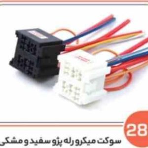 282 سوکت میکرو رله پژویی سفید ( سوکت عباسی )