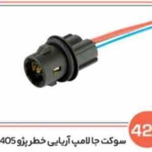 421 سوکت جا لامپ آریایی خطر پژو 405 SLX (سوکت عباسی )