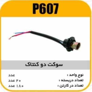 سوکت دو کنتاک پاسیکو P607 ب20 ک180_1