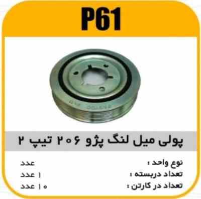 فولی سرمیلنگ پژو 206 تیپ 2 پاسیکو P61 ک10