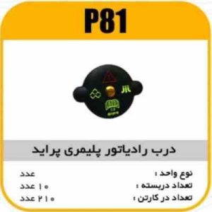 درب رادیاتور پلیمری پراید پاسیکو P81 ب10ک150