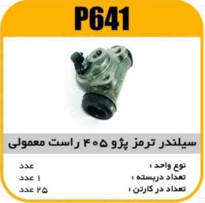 سیلندر ترمز پژو405 ساده راست پاسیکو P641 ک24 ( 2210)