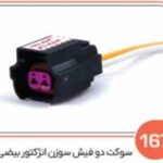 167- سوکت دو فیش سوزن انژکتور بیضی ( سوکت عباسی )