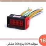 169- سوکت BSM پژو 206 مشکی ( سوکت عباسی )