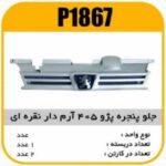 جلو پنجره ABS پژو 405 با ارم دار نقره ایی پاسیکو P1867 ب2 (زیر پله)
