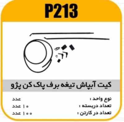 213.jpg کیت اب پاش (آبپاش)تیغه برف پاک کن پژو 405 پاسیکو P213 ب 10ک100(561)