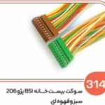 314- سوکت بیست خانه بی اس ای پژو 206 نری ( قهوه ای ) ( سوکت عباسی )