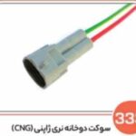 333- سوکت دو خانه نری ژاپنی ( CNG ) ( سوکت عباسی )