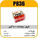 فیوز دو شاخه 40 آمپر پاسیکو P836 ب 500 ک 5000 366